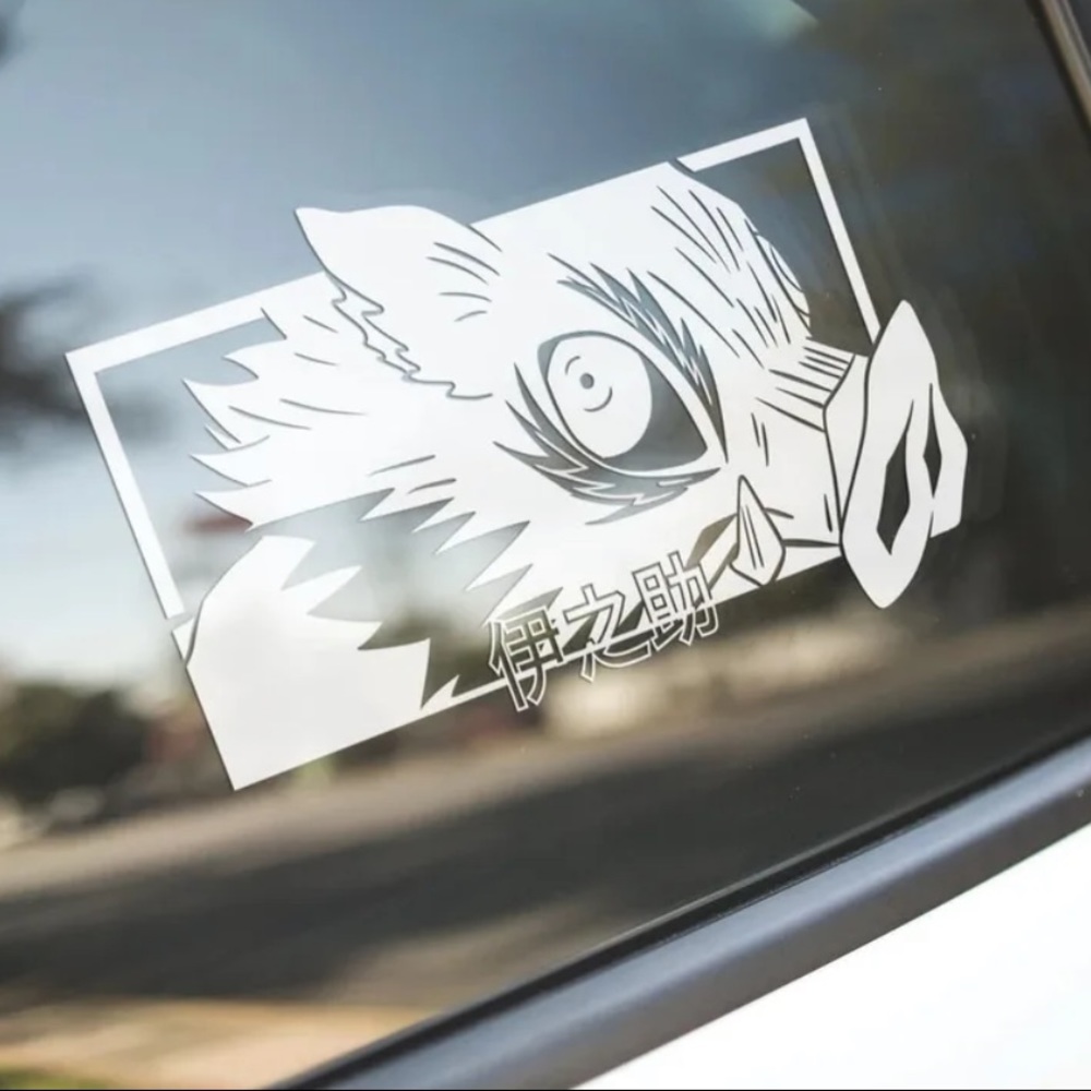 Demon Slayer Inosuke Vinyl Decal Laptop Sticker Car Decal